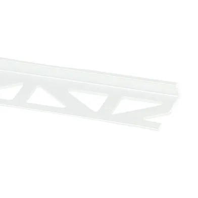 Kakellist Rak, Alu. 12,5 mm, Vit