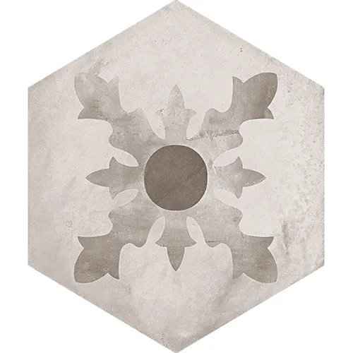 Terra Black/Grey Hexagon Mix Dekor