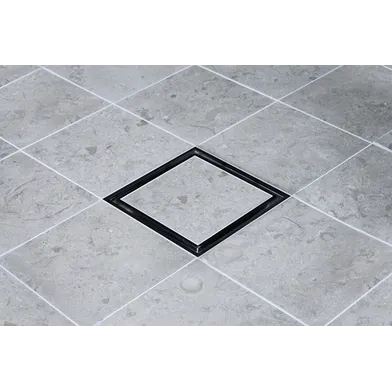 Golvbrunnssil Tile In Black 14,7x14,7