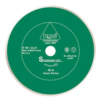 Diamantklinga 200 mm, 25,4/30mm, RD-B, Våtkapn.