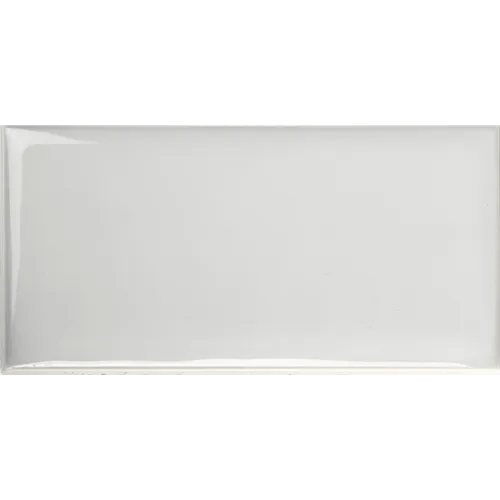 Cotton Perla Ljusgrå Vågig  Glossy Blank