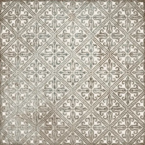 Maiolica Ornamenta Grigio Grå Dekor