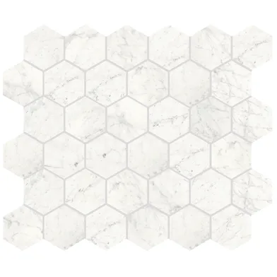 Marmi Cararra Naturale Hexagon Rect