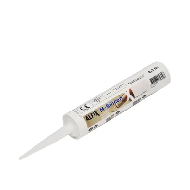 Silikon-A koksgrå 0,3 liter