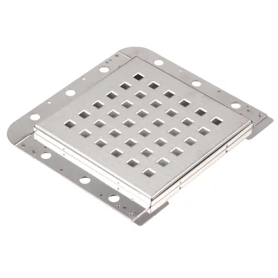 Inspektionsgaller rostfritt borstat 250x250 mm