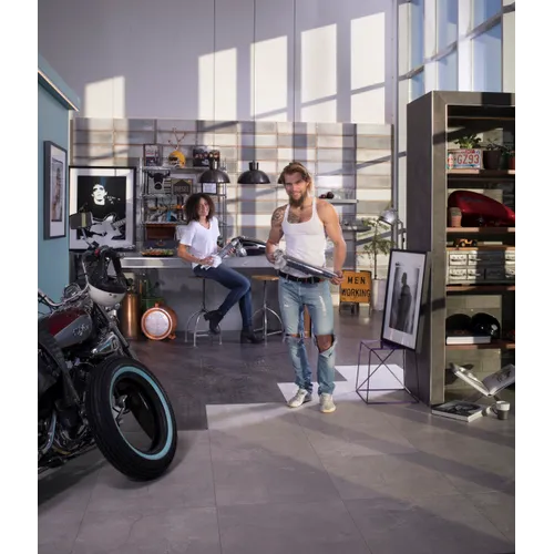 Diesel Stage Metallic Boss Grå