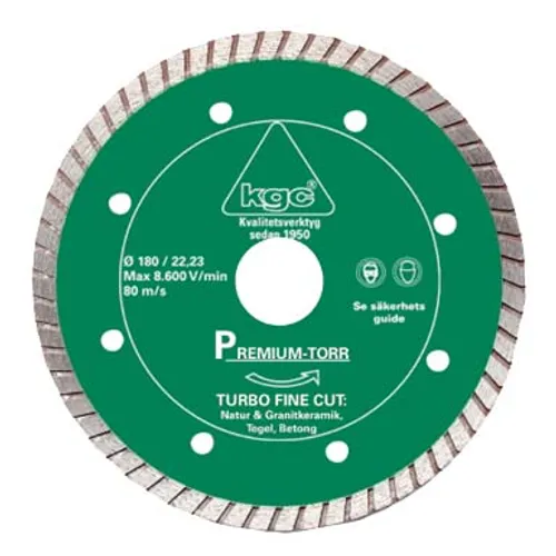 Diamantklinga Ø125, 22,23mm, Turbo Fine Cut