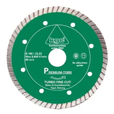 Diamantklinga Ø125, 22,23mm, Turbo Fine Cut