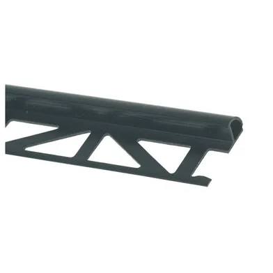 Kakellist plast svart 6 mm 2,5m