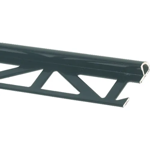 Kakellist kv.rund alu svart 12,5mm 2,5m