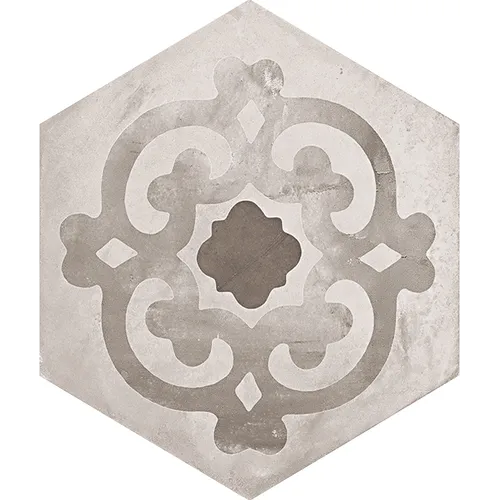 Terra Black/Grey Hexagon Mix Dekor