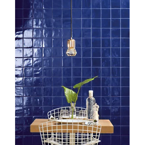 Maiolican Blu Blå Blank