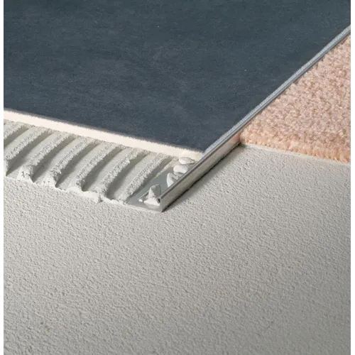 Kakellist rak rostfri borstad 8mm 2,5m