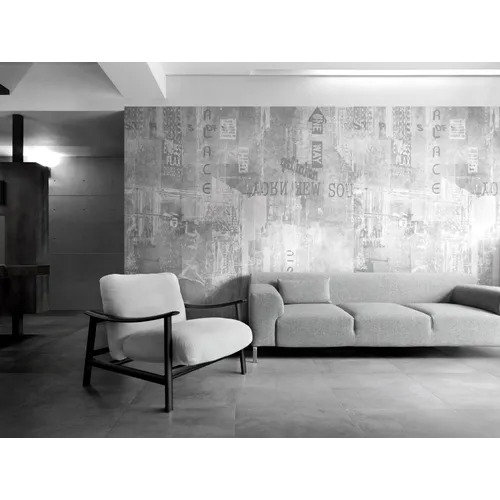 Graffiti Grigio Grå Urban Dekor rect