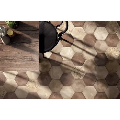 Terra Avorio Beige Hexagon