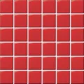 Glasmosaik Röd blank