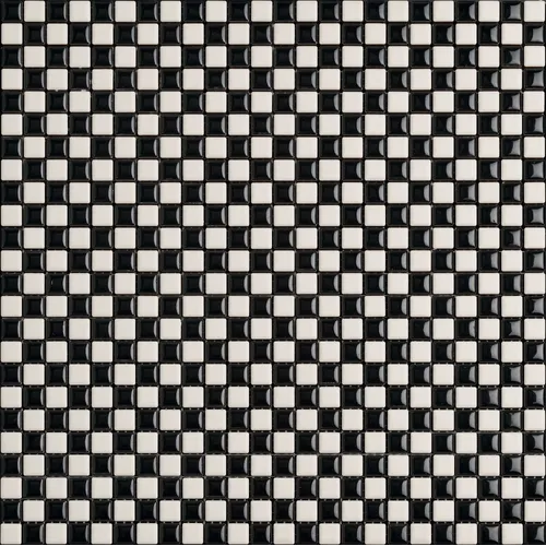 Appiani Mix Svart/Vit Chessboard Mosaik