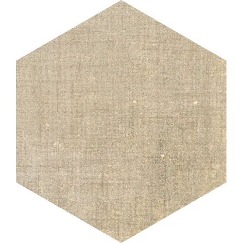 Terra Ocra Ljusbrun Hexagon