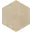 Terra Ocra Ljusbrun Hexagon