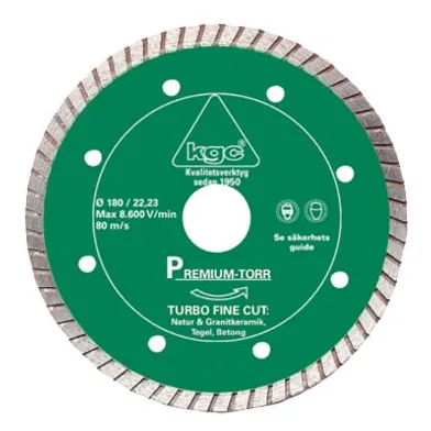 Diamantklinga Turbo Fine 115/20+22 23mm Torrkap