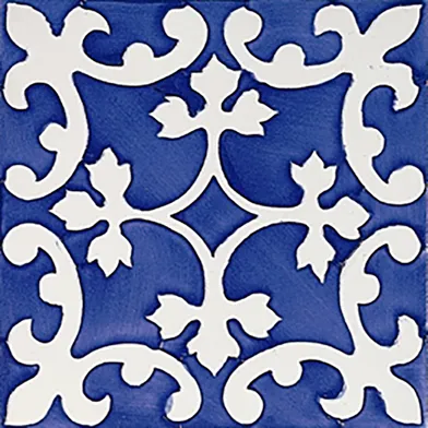 Rustica Almazora Azul/Blå Blank Dekor