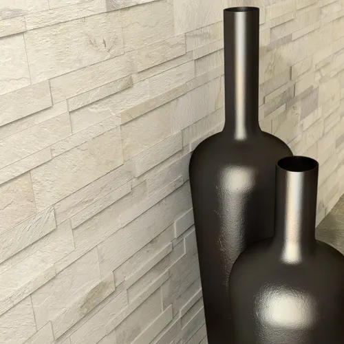 NAT HNT10 White Vit Stavmosaik