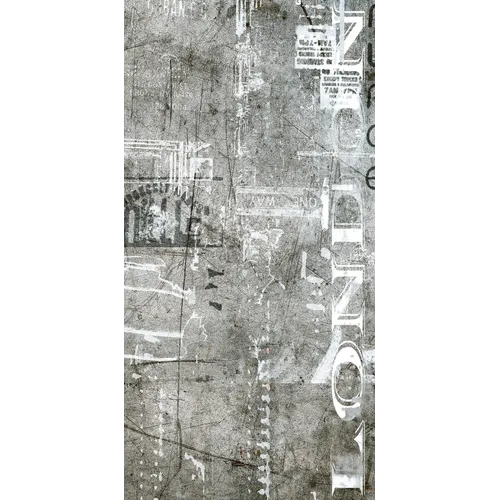 Graffiti Grigio Grå Urban Dekor rect