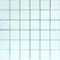 Glasmosaik Vit blank