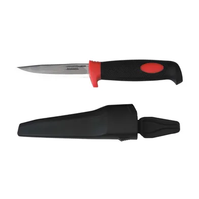 Hantverkarkniv m gummihandtag kolstål