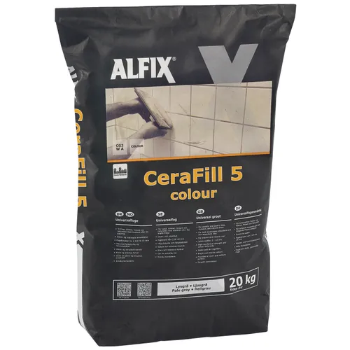 Kakelfog Colour ljusgrå 20 kg