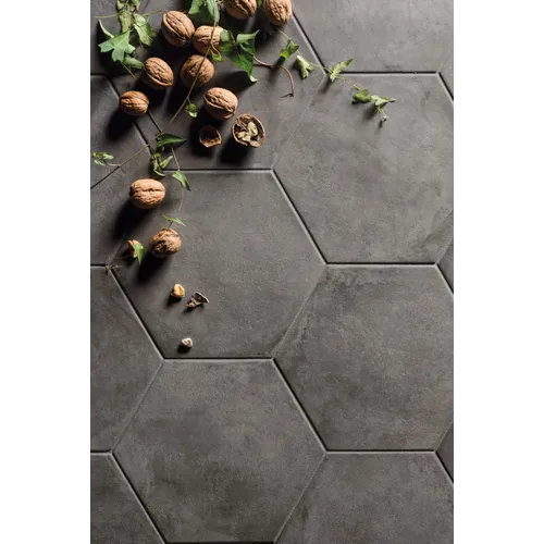 Terra Nero Svart Hexagon