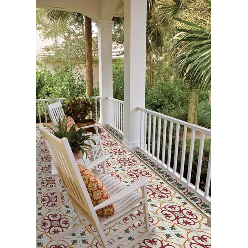 Kerion Branche Decor röd/gul/grön