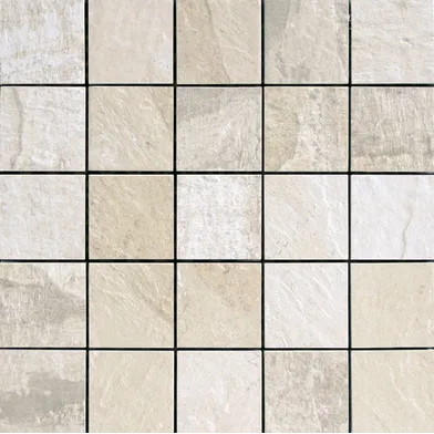 NAT HNT10 White Vit Mosaik