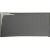 Cotton Antracit Vågig Glossy Blank