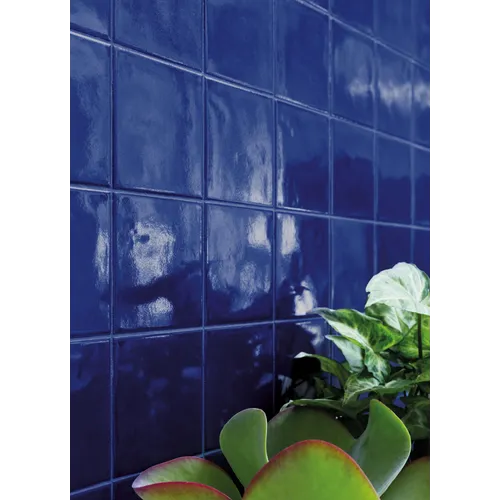 Maiolican Blu Blå Blank