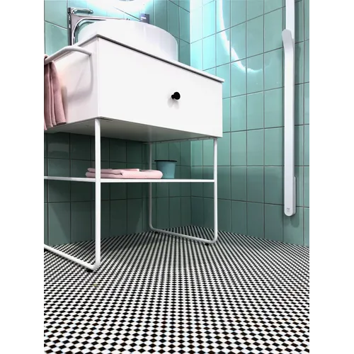 Appiani Mix Svart/Vit Chessboard Mosaik