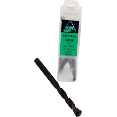 Klinkerborrset Super 4x4mm 2x6mm 1x8mm