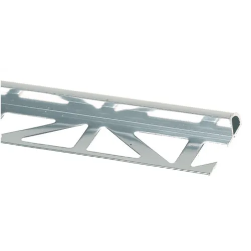 Kakellist alu blank silver 8mm 2,5m