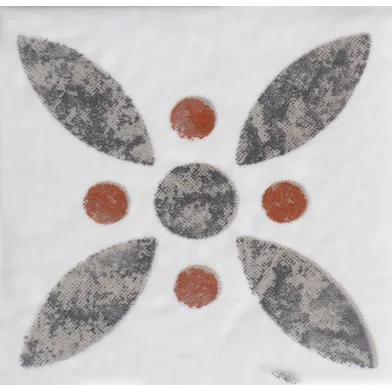 Le Crete Terra Vit Blomma tozz