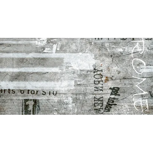 Graffiti Grigio Grå Urban Dekor rect