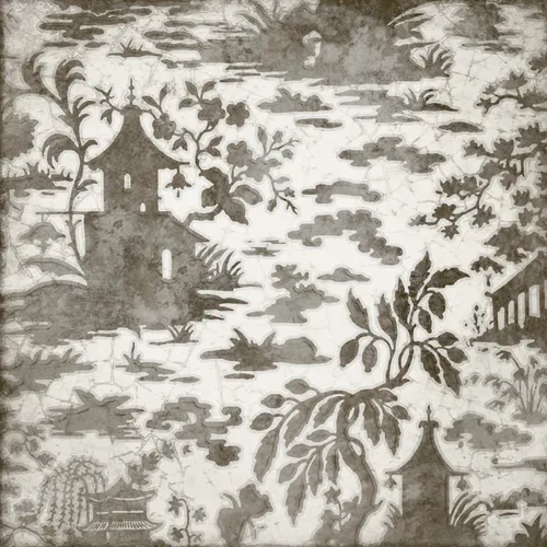 Maiolica Ornamenta Grigio Grå Dekor