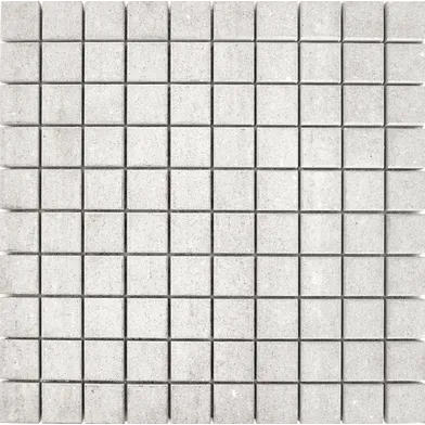 Marte Grigio Egeo lj.grå mosaik/nät