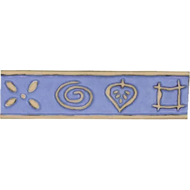 Smögen cotto/blå bård