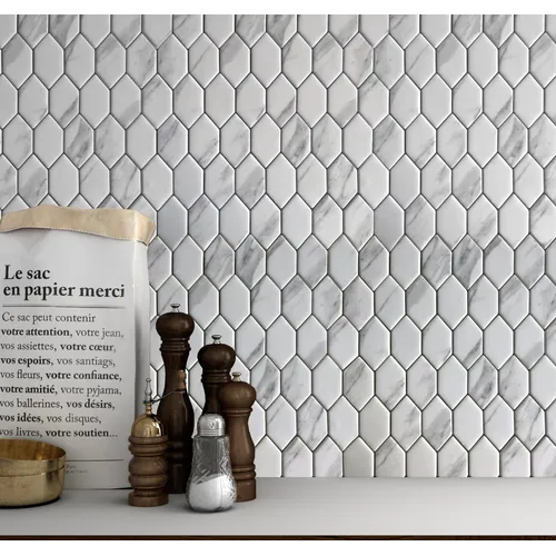 Urban Vit Romb Mosaik