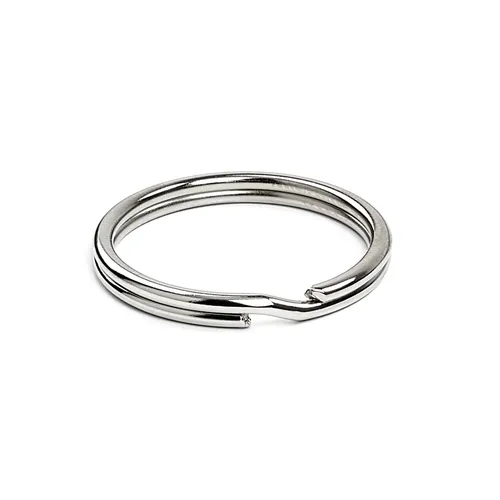 Nyckelring 1269 25+30 mm, Nickel, 4-pack