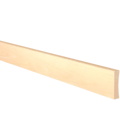 Sockel lackad björk 12x57 mm, Löpmeter