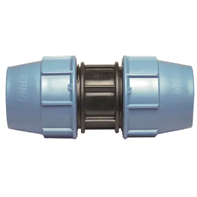 Pem-koppling rak tryckmutter 25 mm