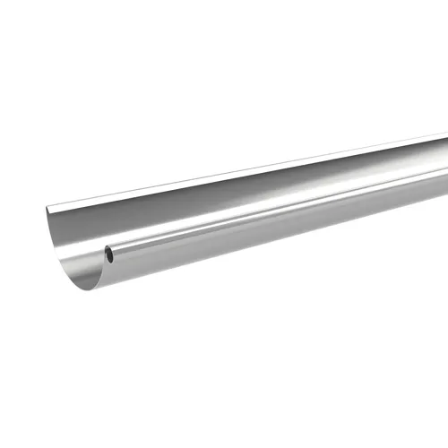 Hängränna 125 mm, Silvermetallic - 4000 mm