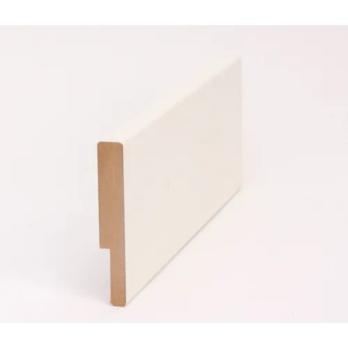 Fönstersmyg m. fals vitmålad MDF 16x125 mm, 2440 mm