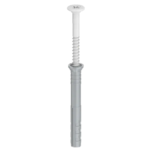 Spikplugg försänkt m. spik lackerat 5x40 mm, Vit